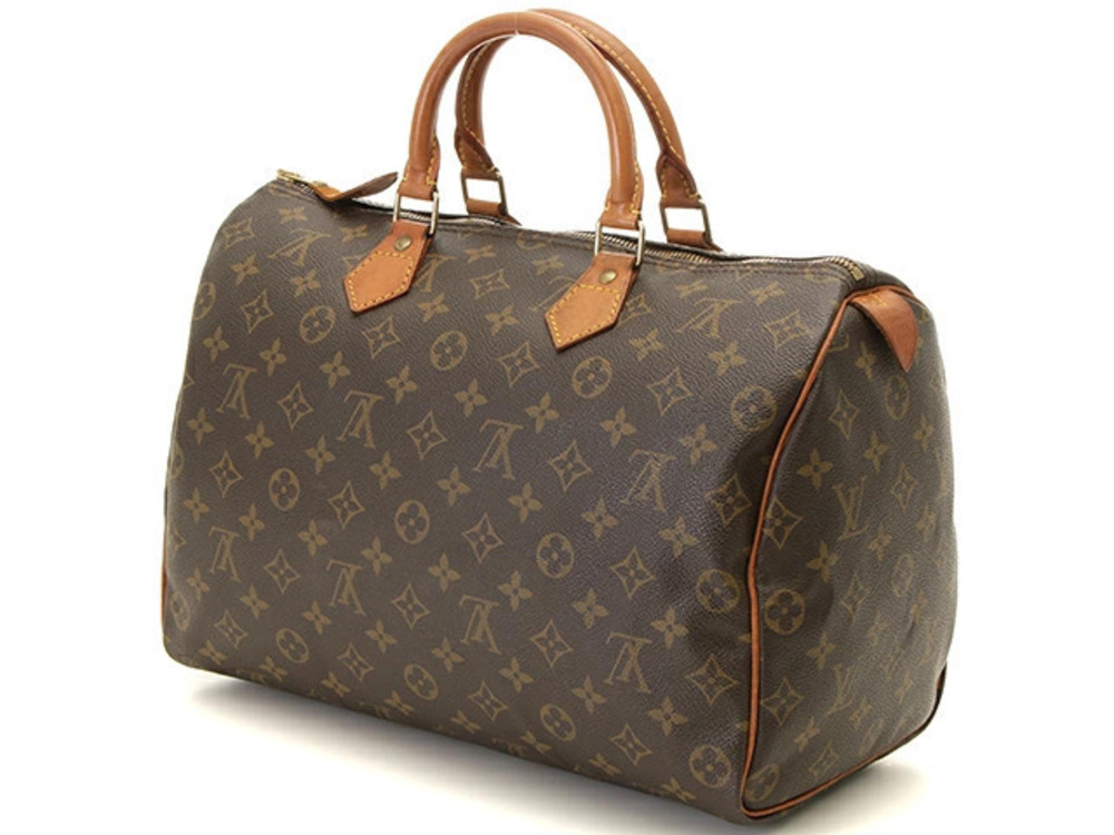 Louis Vuitton Handbag Monogram Speedy Brown